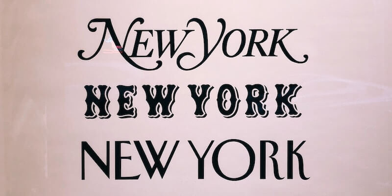 letter-new-york-in-different-font-styles
